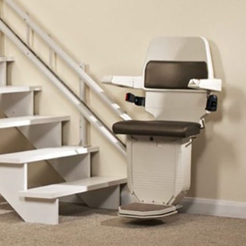 Eco reconditioned stannah curved stairlift from Central Mobility