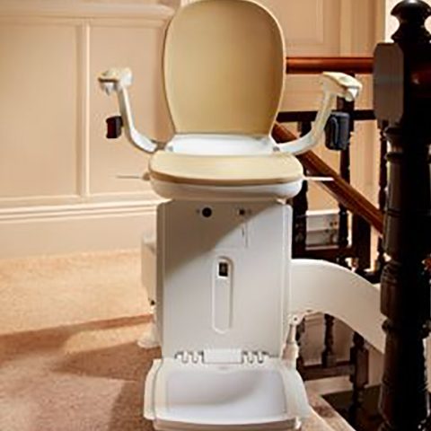 Reconditioned Brooks curved stairlifts from Central Mobility