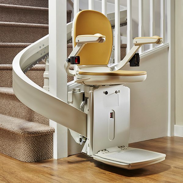 Brooks curved 180 stairlift from Central Mobility